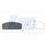 KAVO PARTS - KBP4506 - К-т торм. колодок Re Mazda, Mits